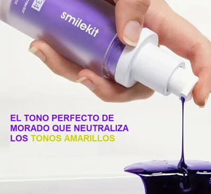 Espuma Correctora de Color y Blanqueador de Dientes: SONRISA RADIANTE INSTANTANEA!